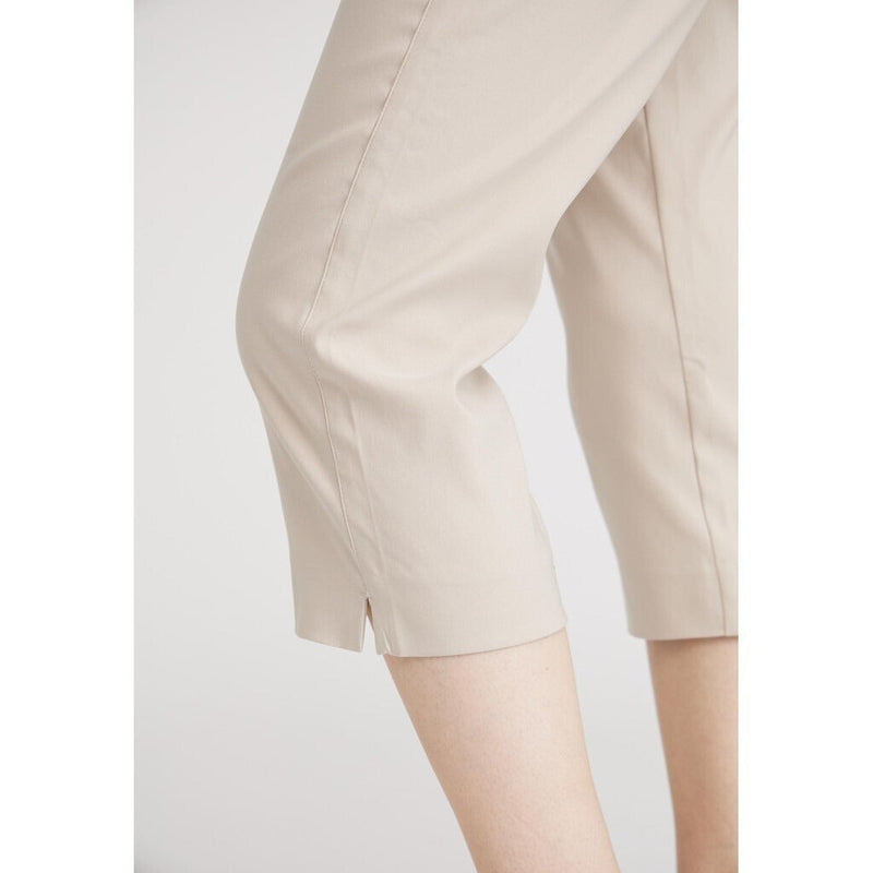 LAURIE Taylor Regular Capri Byxor Grey Sand