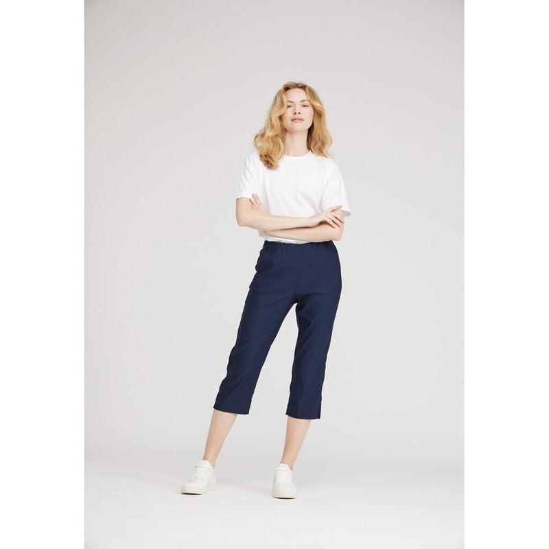 LAURIE Taylor Regular Capri Byxor Navy