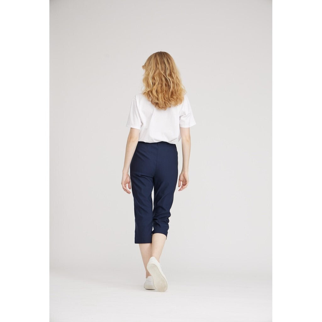 LAURIE Taylor Regular Capri Byxor Navy