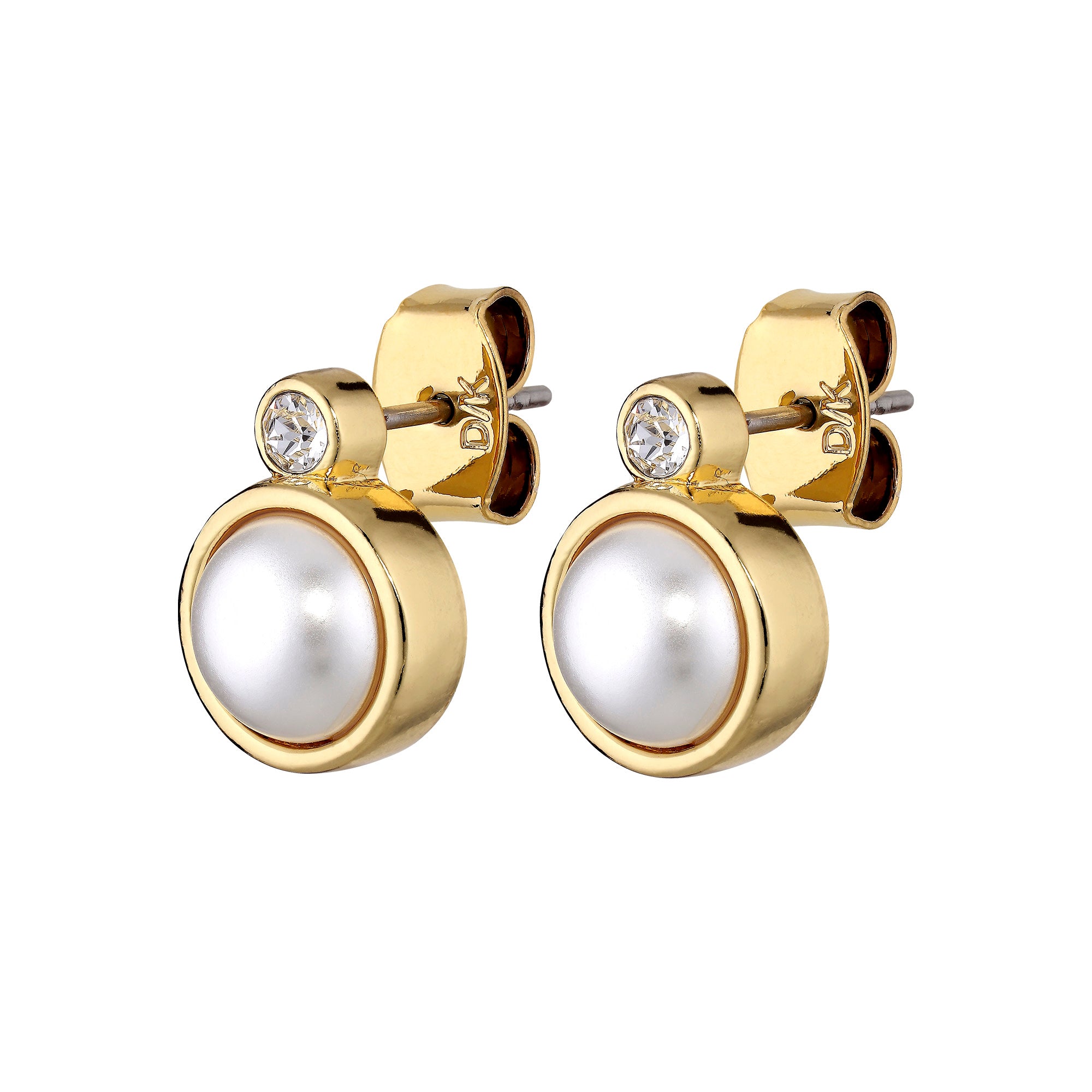 DYRBERG/KERN ÖRHÄNGEN LONDON SG WHITE PEARL