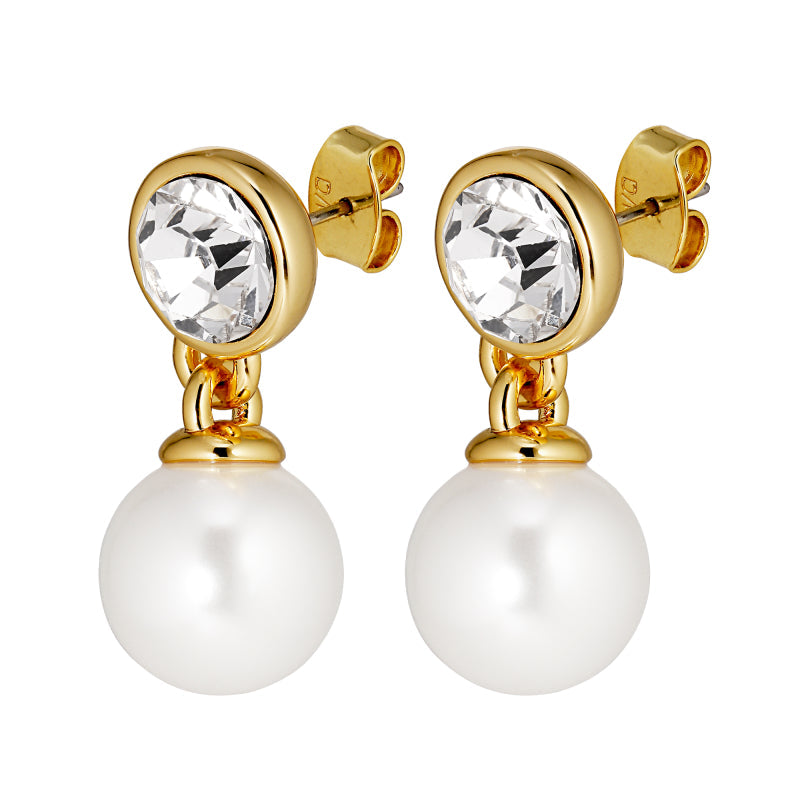 DYRBERG/KERN ÖRHÄNGE NETTE SG CRYSTAL/WHITE PEARL
