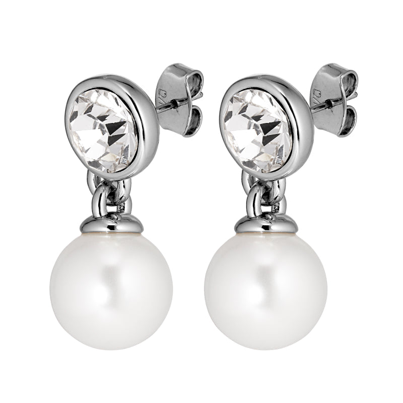 DYRBERG/KERN ÖRHÄNGE NETTE SS CRYSTAL/WHITE PEARL