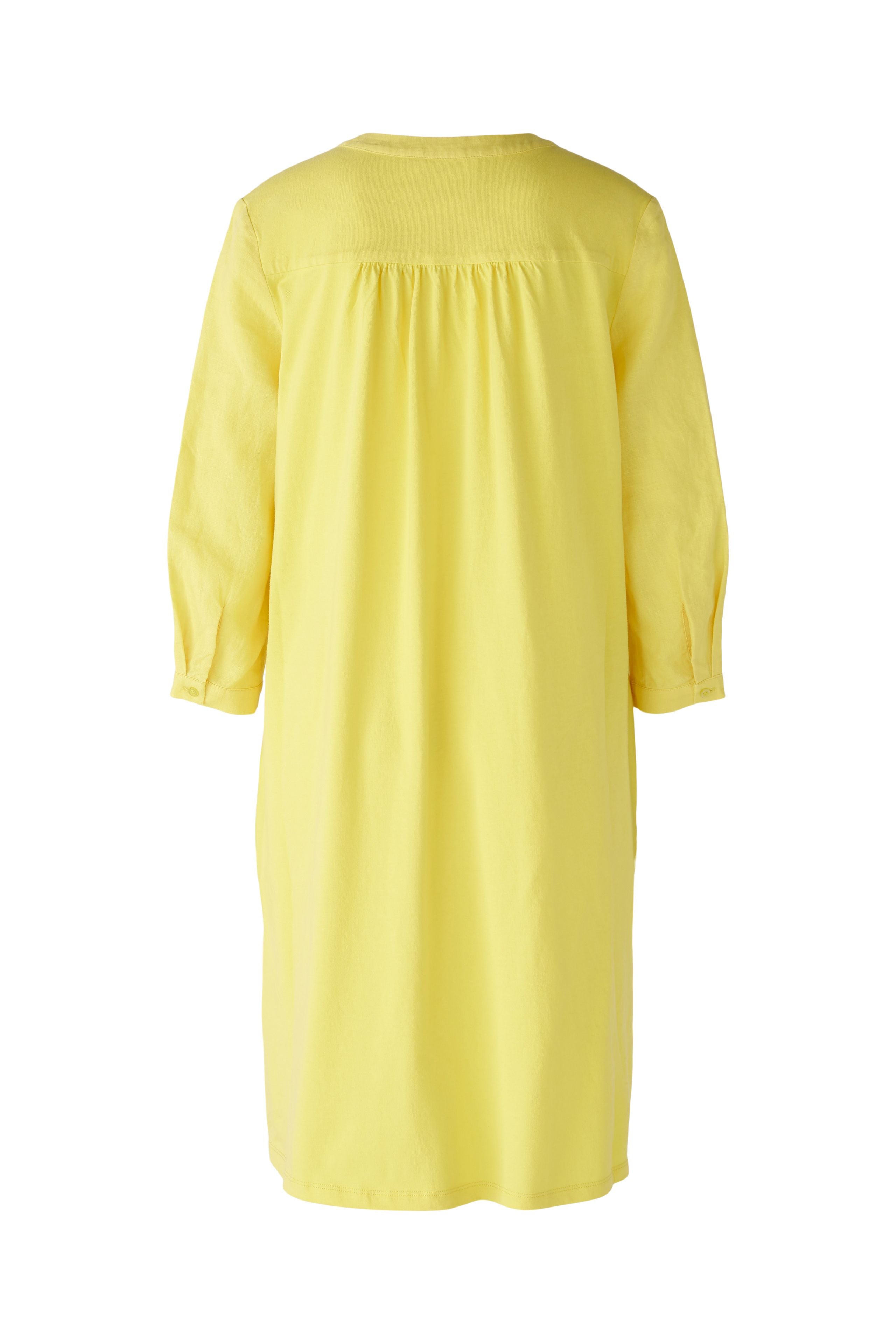 OUI A-line Linneklänning Yellow