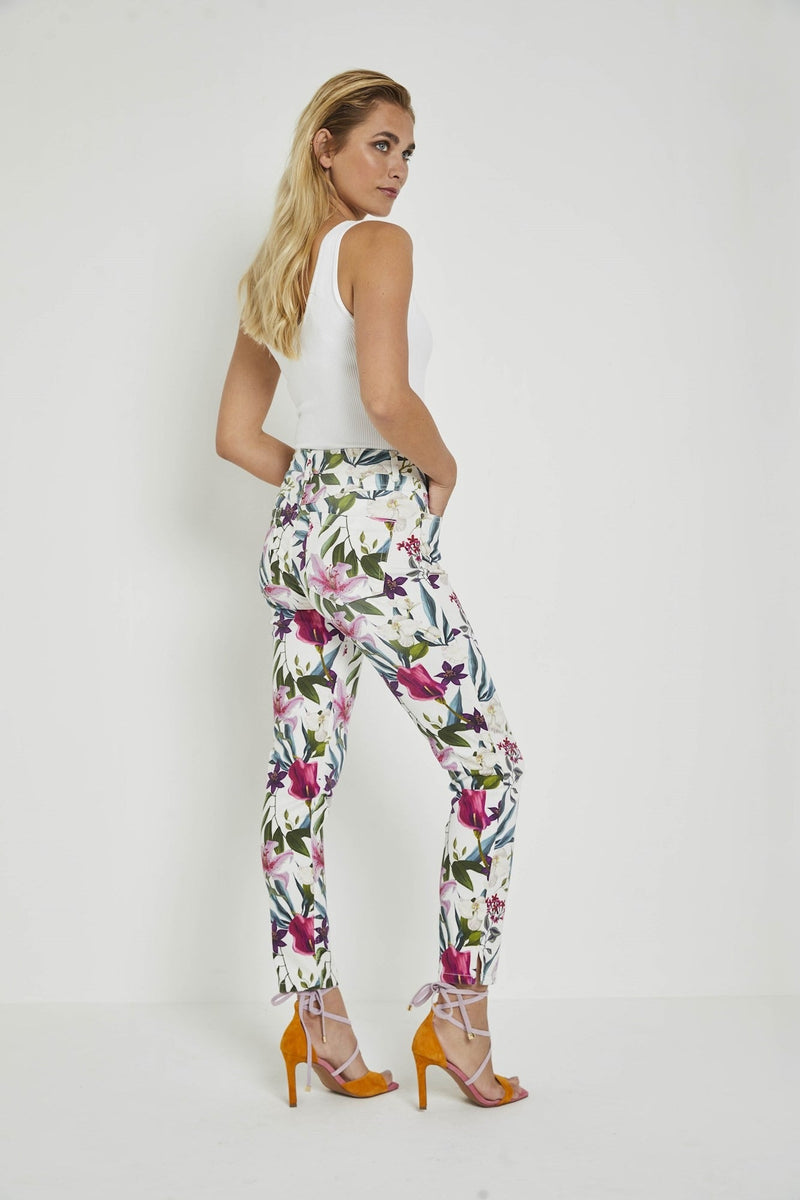 PARA MI Celine Split Multi Color Flower