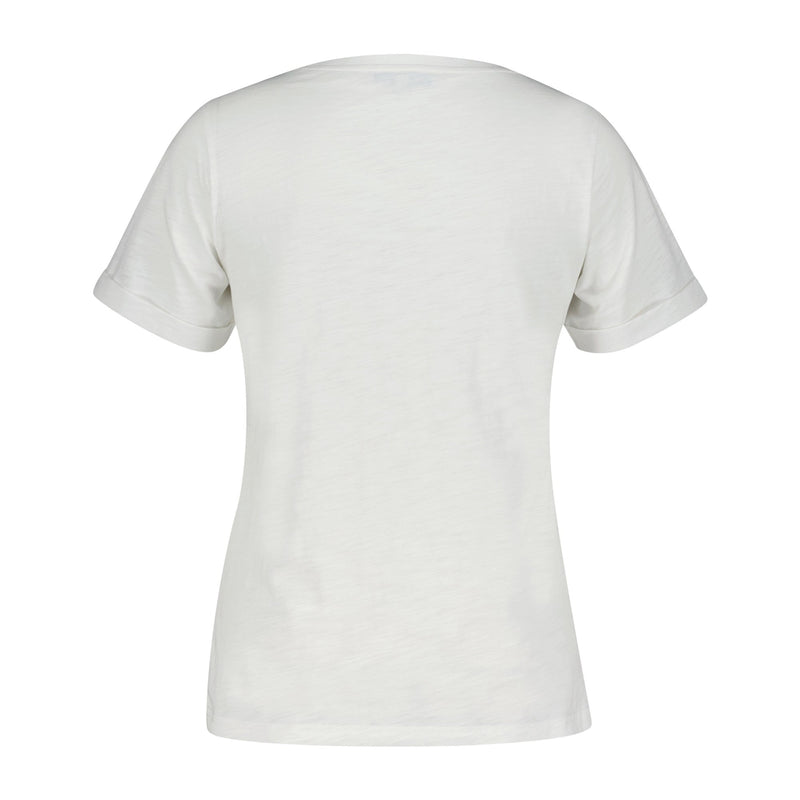 RED BUTTON Tee Temmy stripe & Flower Midblue