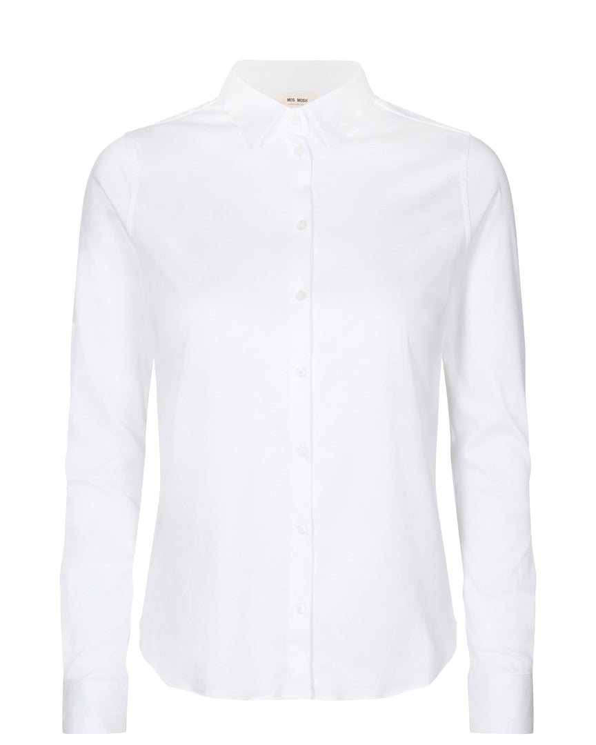 MosMosh Tina Jersey Blus White