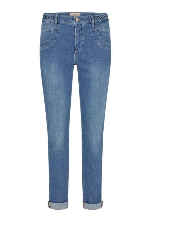 MosMosh Naomi Haim Jeans Light Blue Denim