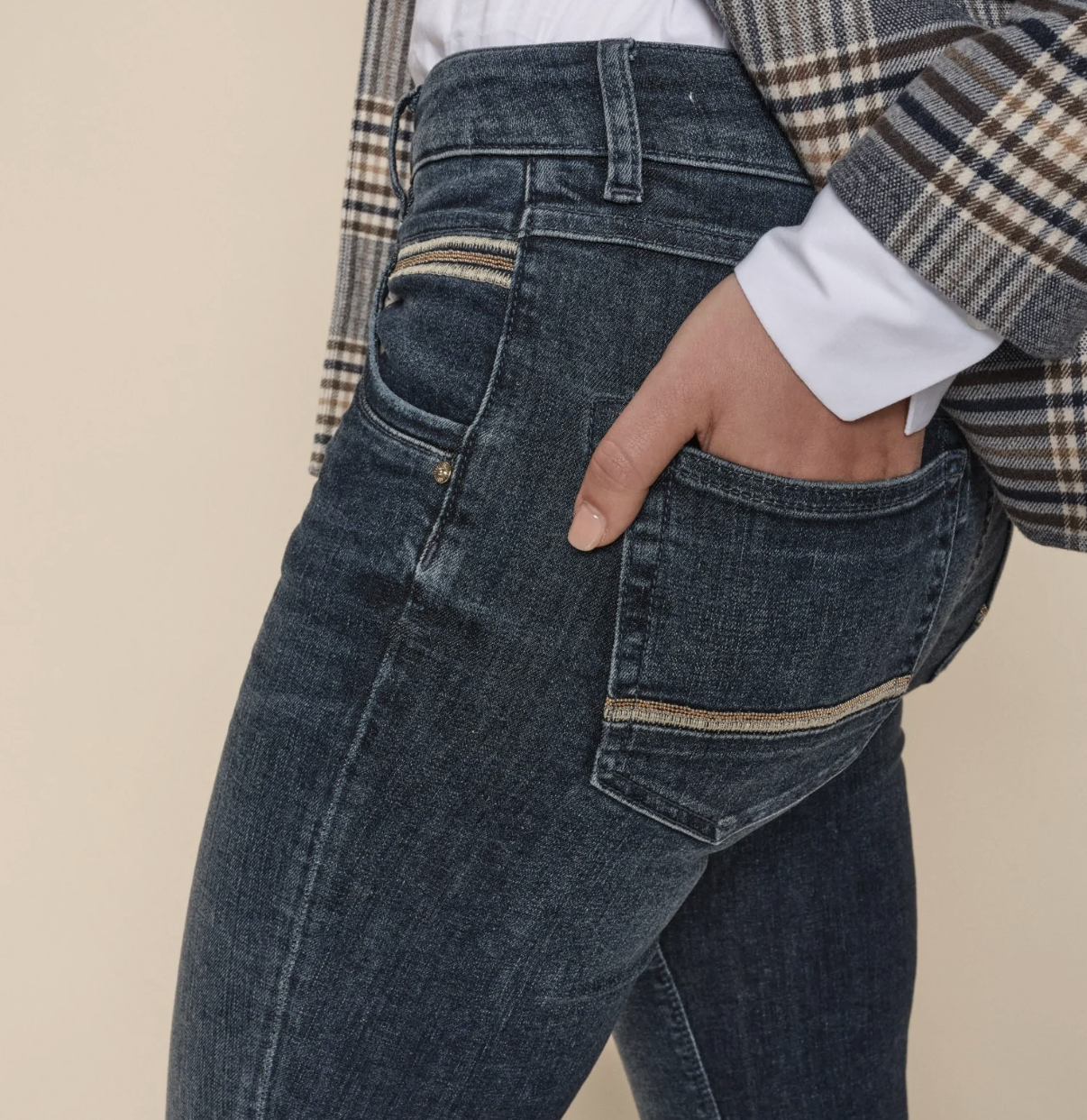 MosMosh Naomi Cool Jeans Blue Denim