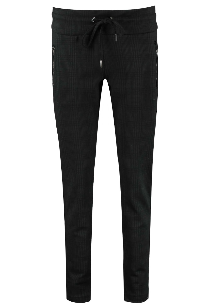 PARA MI Nova Knitted Check Black