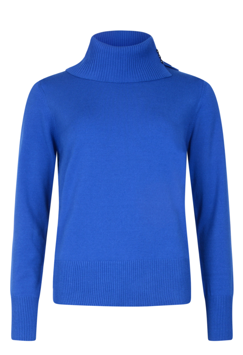 Rabe Stickad Polo Sharp Blue