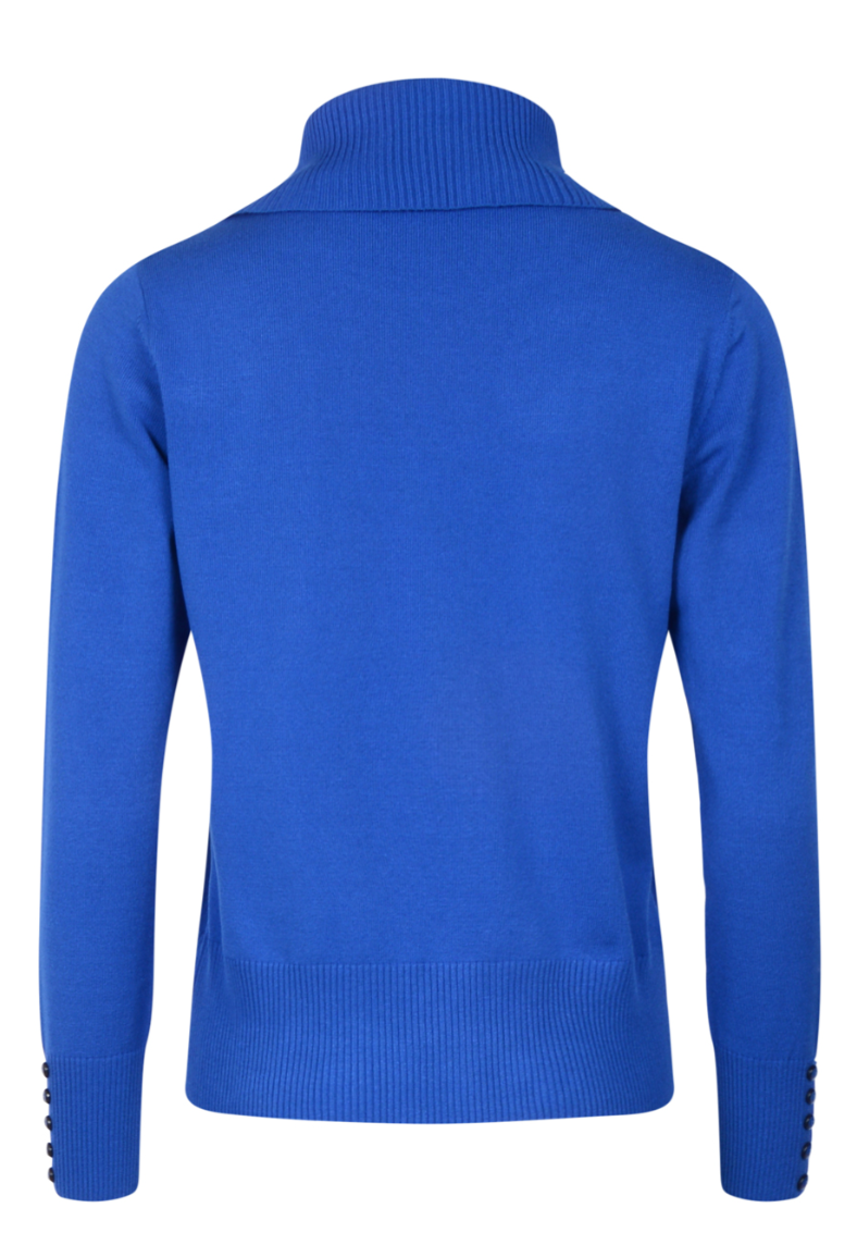 Rabe Stickad Polo Sharp Blue