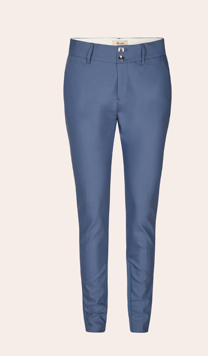 MosMosh Blake Night Byxor  Indigo Blue