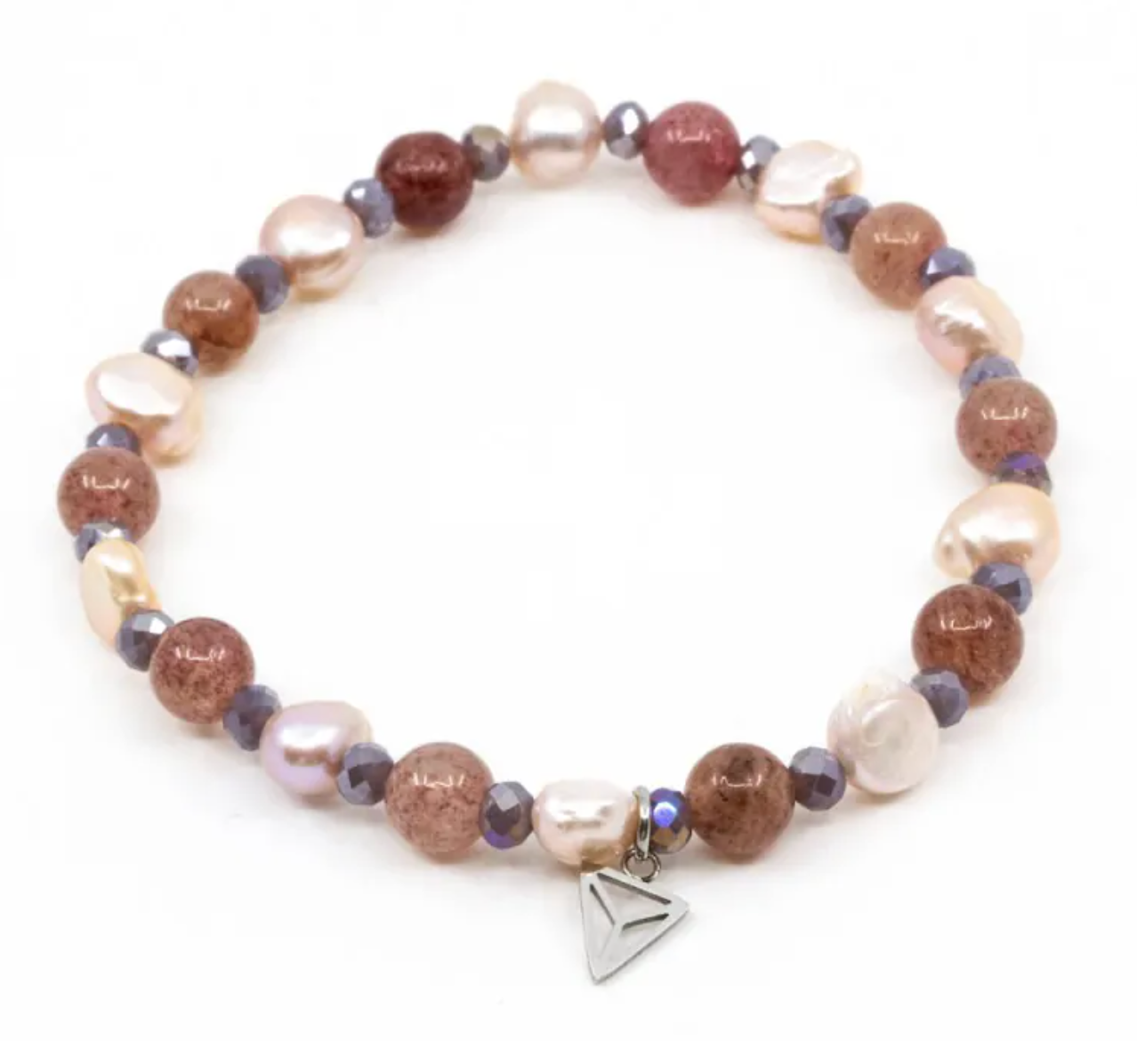 7East Ädelsten Armband Rosa
