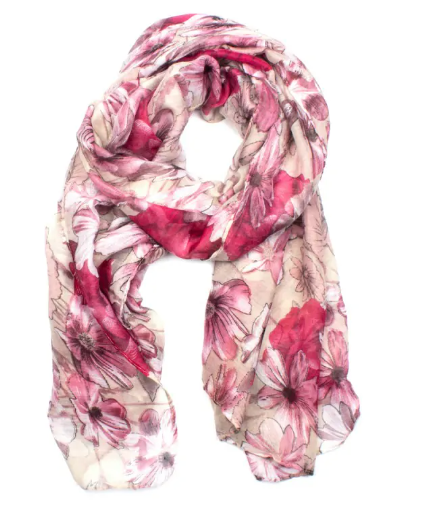 7East Tivoli Sjal Multi pink