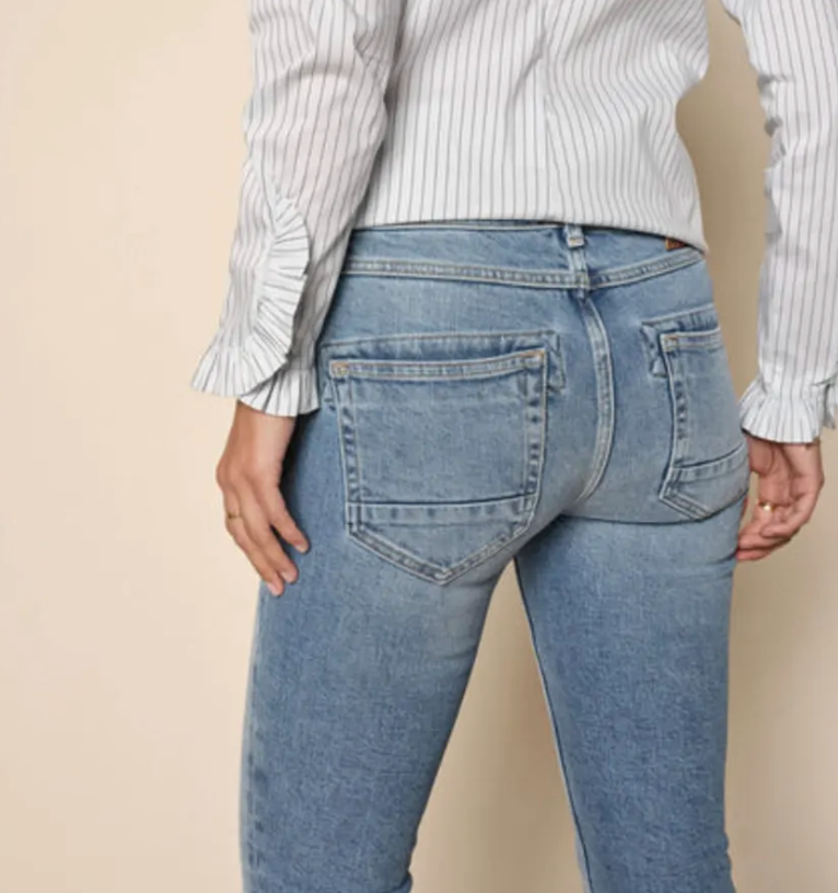 MosMosh Naomi Celeste Jeans Light Blue Denim