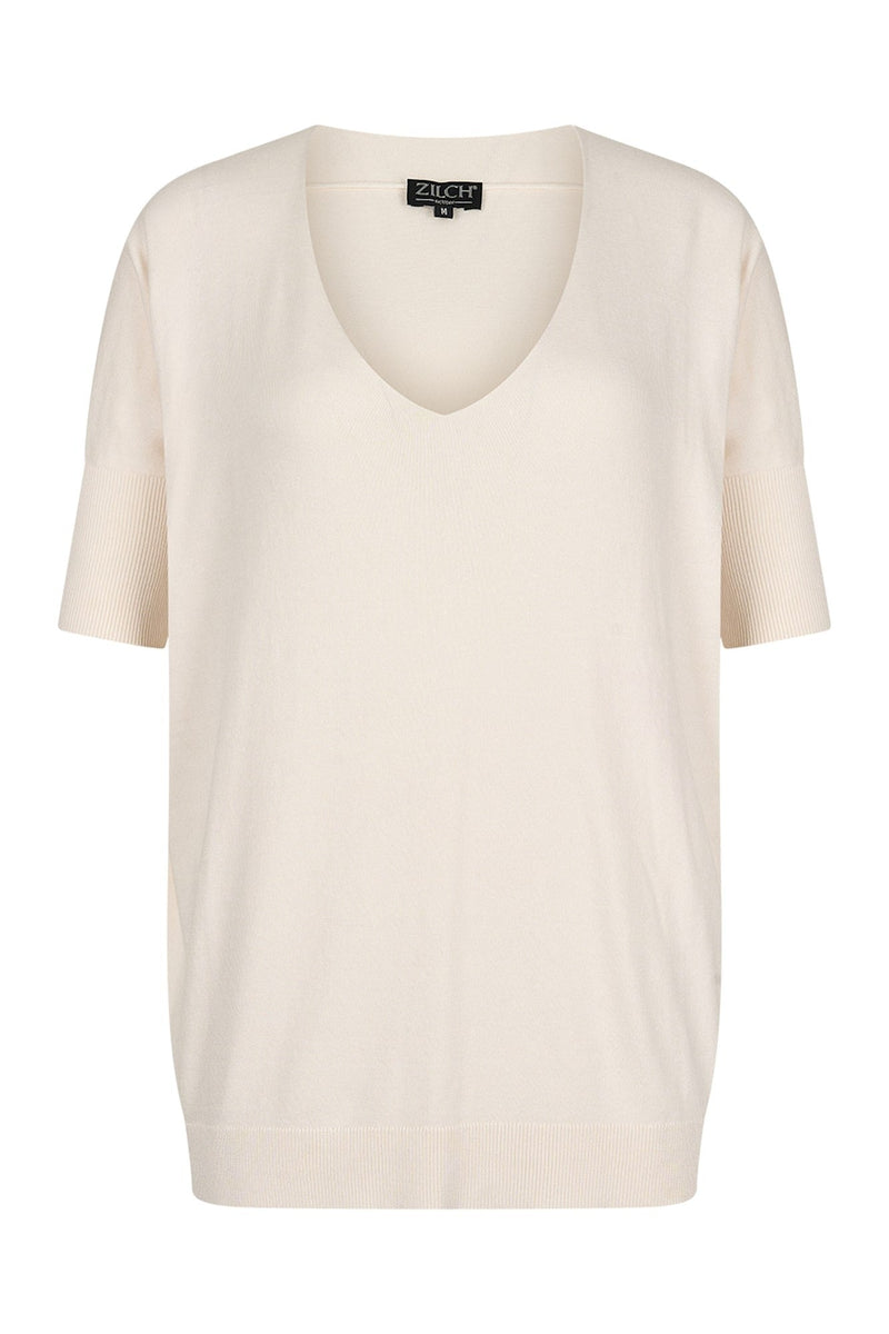 Zilch Tröja V-ringad Off white